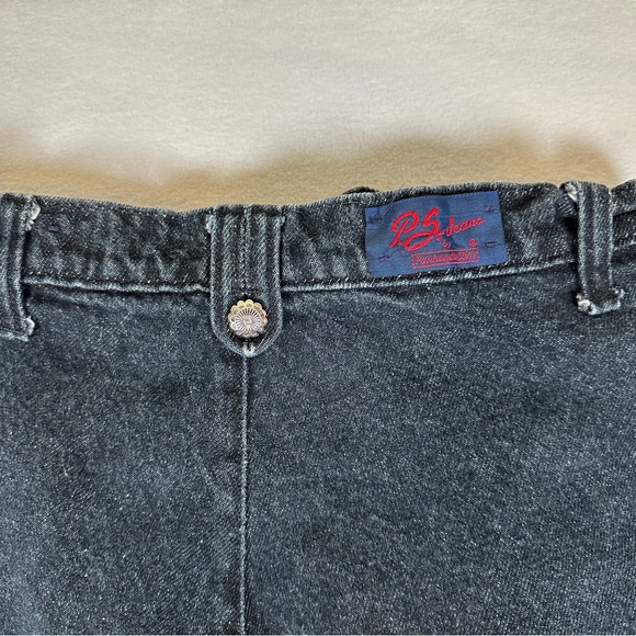 Panhandle Slim Black High‎ Rise Jean Embroidery 90s western cowgirl punchy mom - Picture 14 of 15